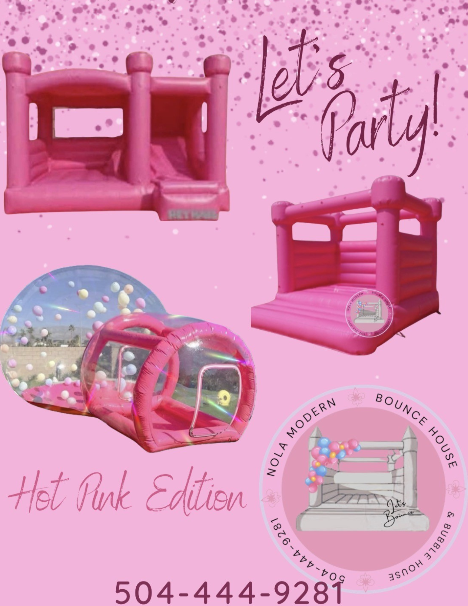 Nola Modern Bounce House setup 10